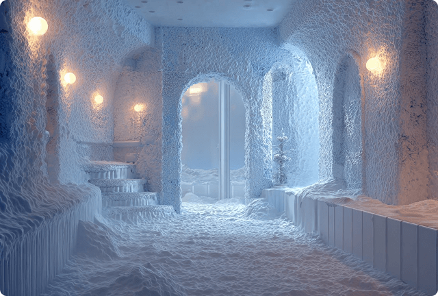 Снежная комната